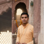 White Beads Silver Tulsi Kanthi for Neck- 2 Rounds